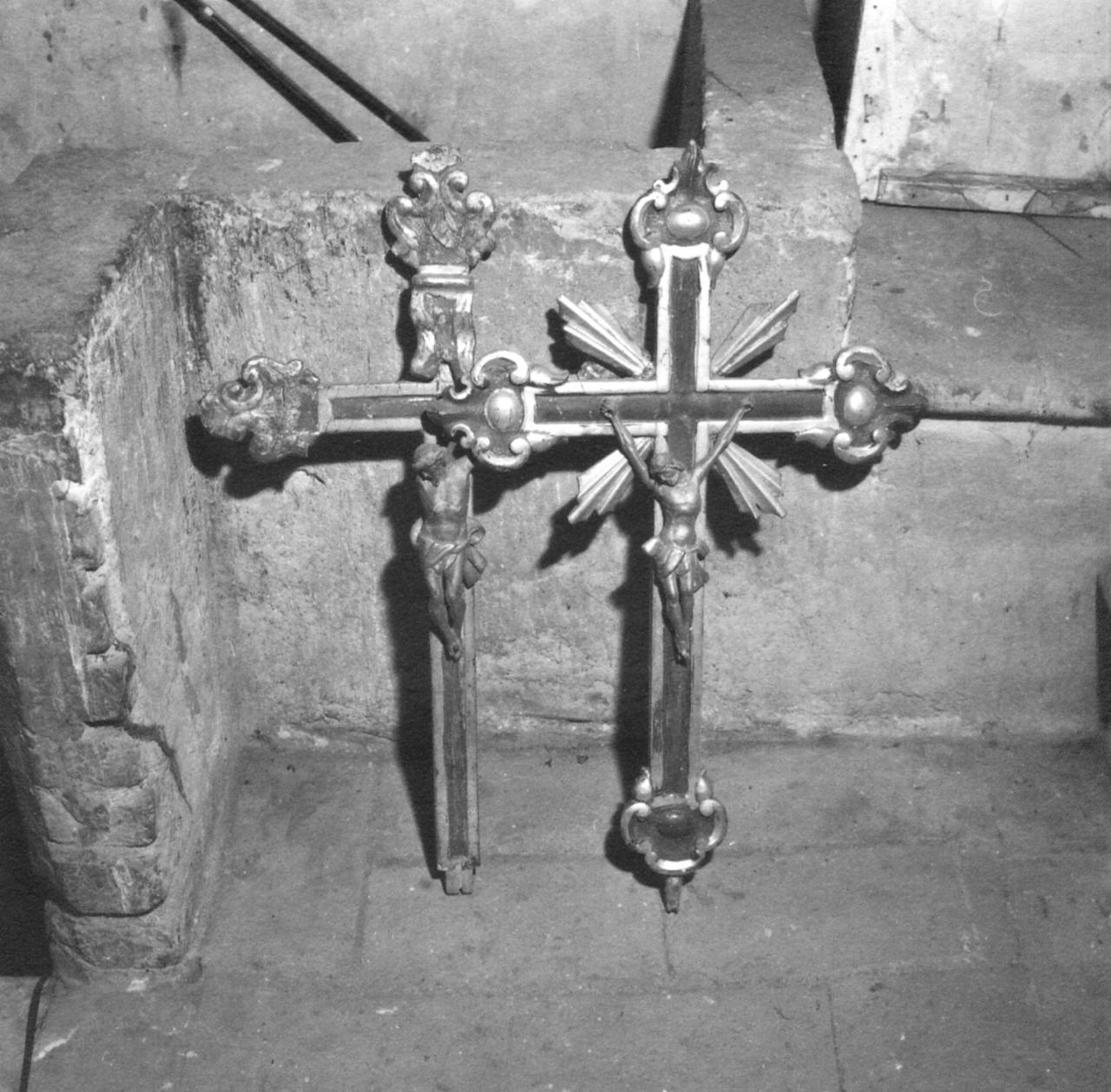 croce, serie - bottega emiliana (fine/inizio secc. XVIII/ XIX)