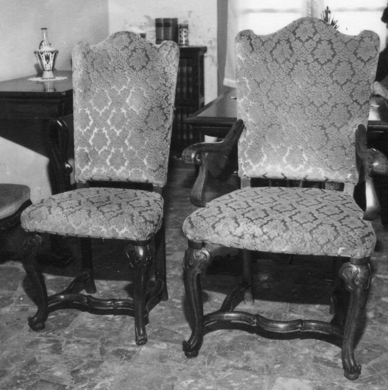 sedia, serie - bottega emiliana (sec. XVIII)