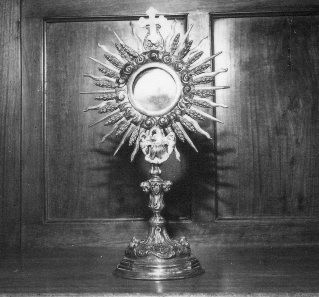 ostensorio - bottega reggiana (sec. XVIII, sec. XX)