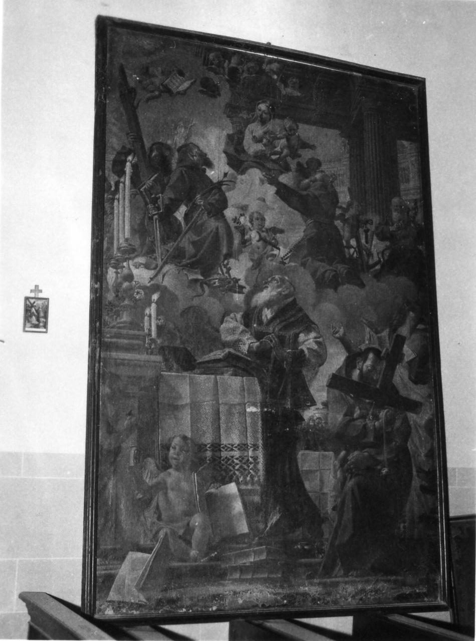 Messa di San Lorenzo da Brindisi (dipinto) di Solieri Giuseppe detto Fra' Stefano da Carpi (sec. XVIII)
