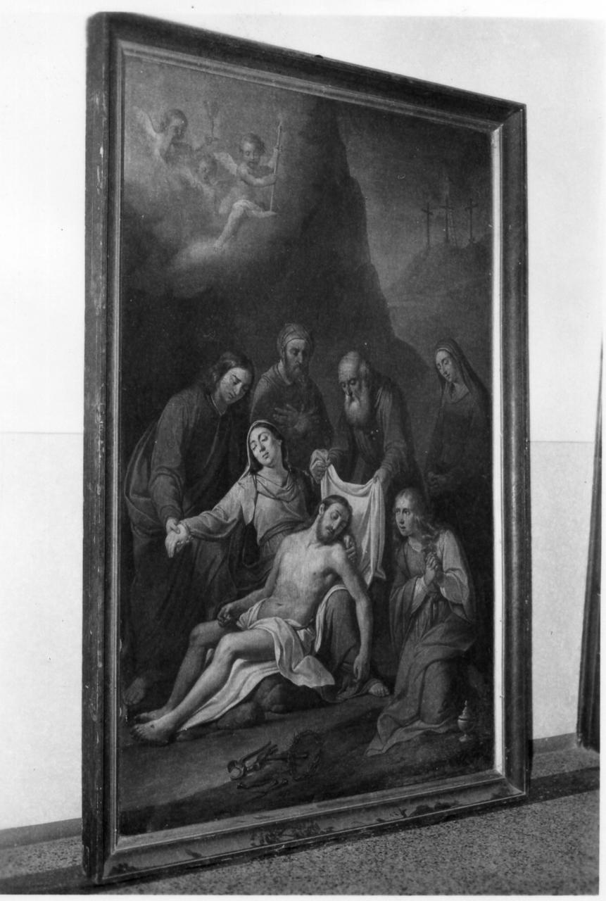 deposizione (dipinto) di Manzini Luigi (sec. XIX)