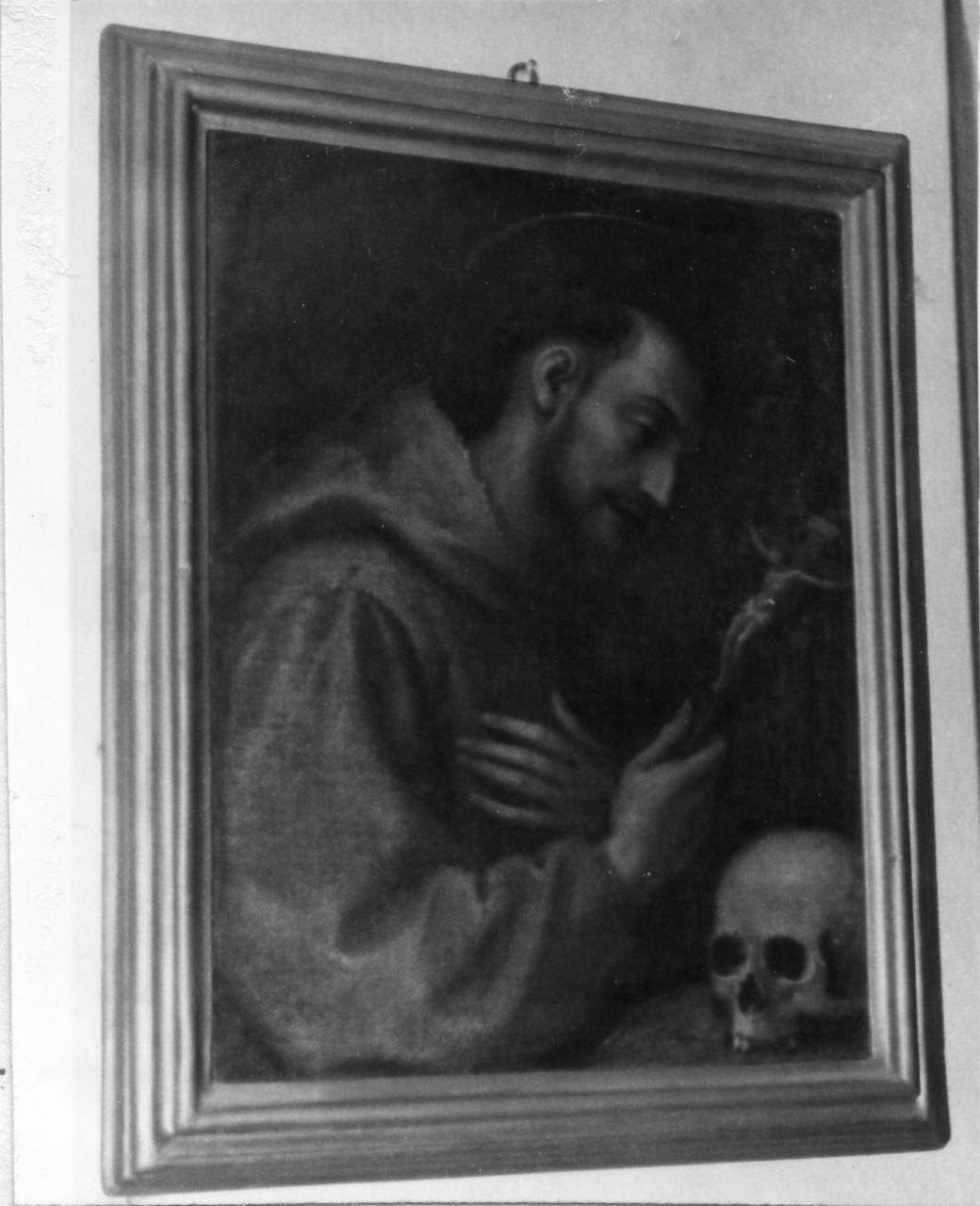 San Francesco d'Assisi in preghiera (dipinto) - ambito emiliano (inizio sec. XVII)