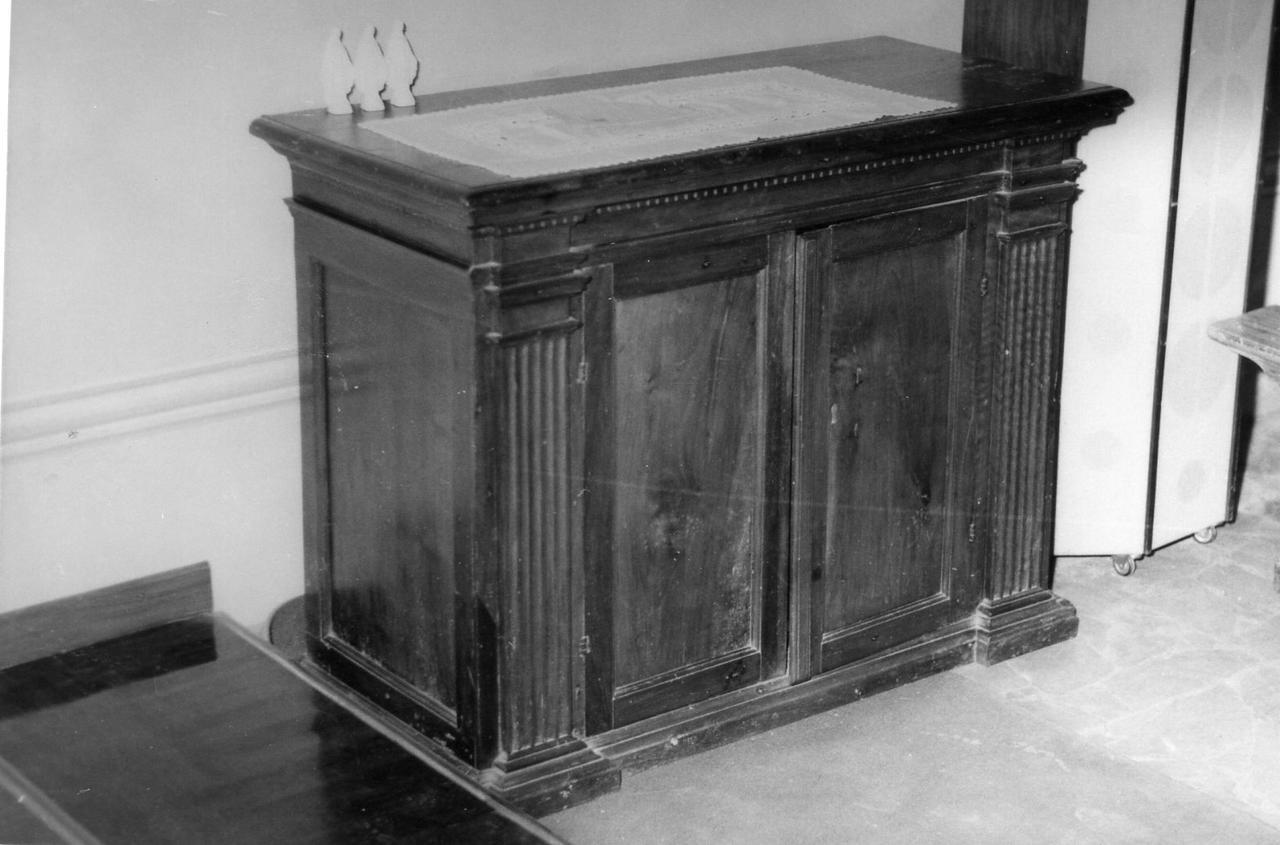 credenzina - bottega reggiana (sec. XVII)