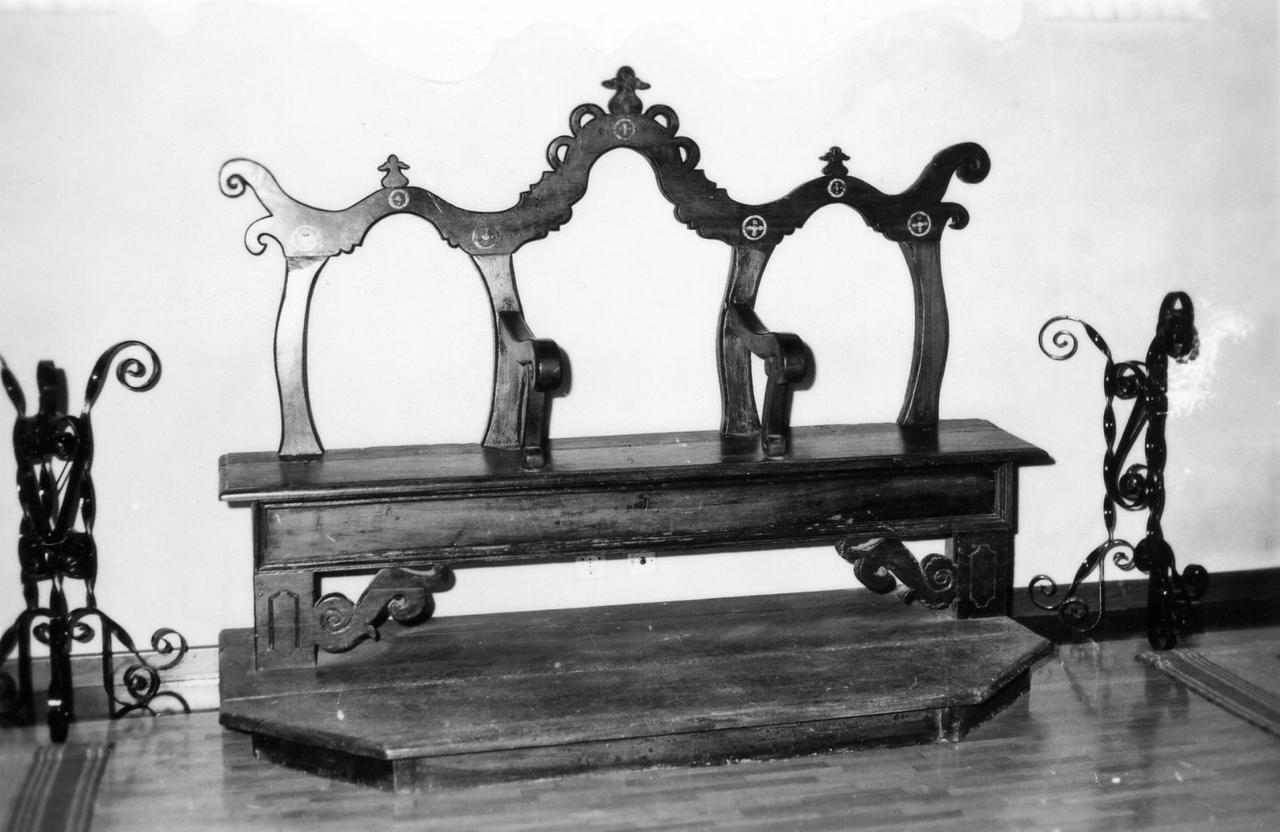 cassapanca - bottega reggiana (sec. XVII)