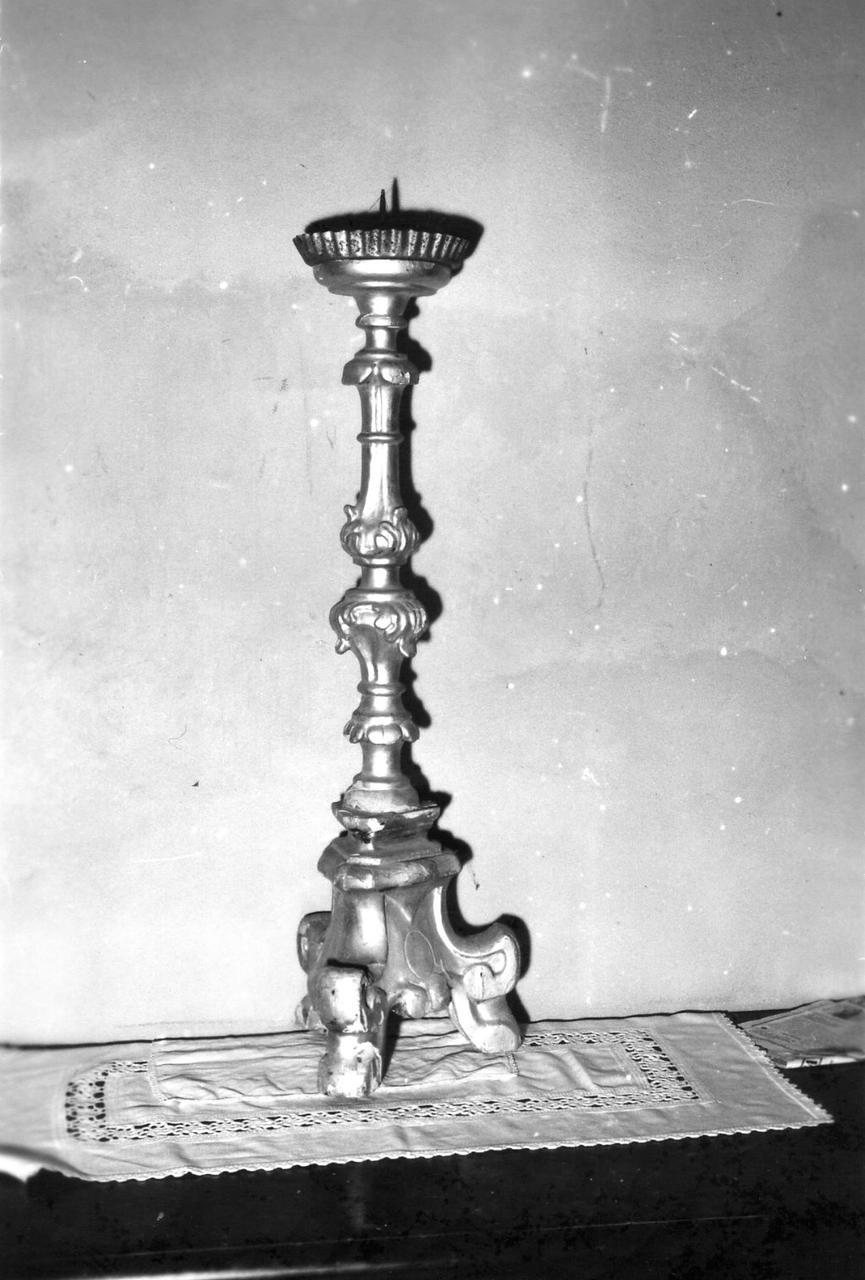 candeliere, serie - bottega reggiana (secc. XVIII/ XIX)