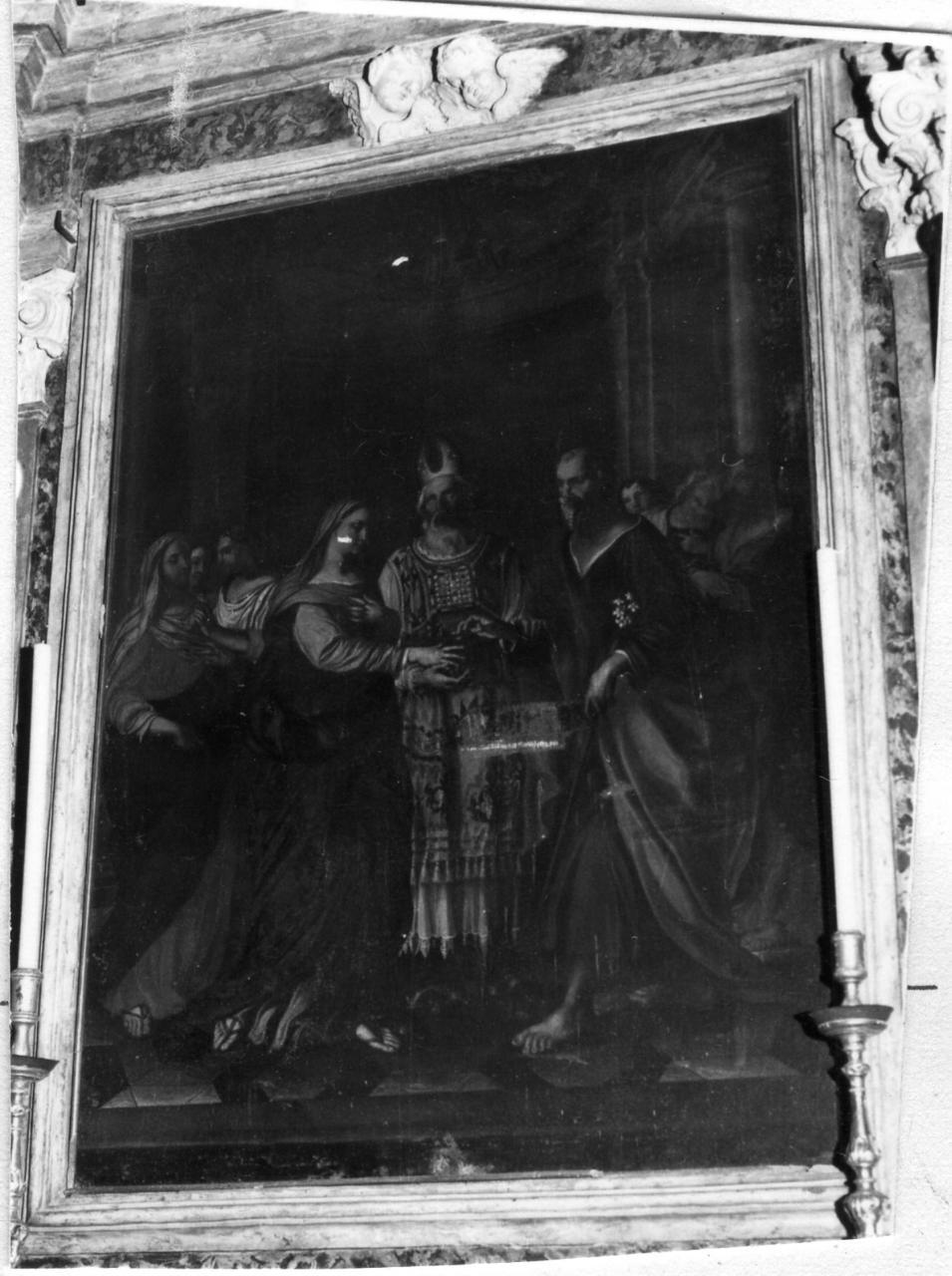 Sposalizio di Maria Vergine (dipinto) - ambito emiliano (inizio sec. XVIII)