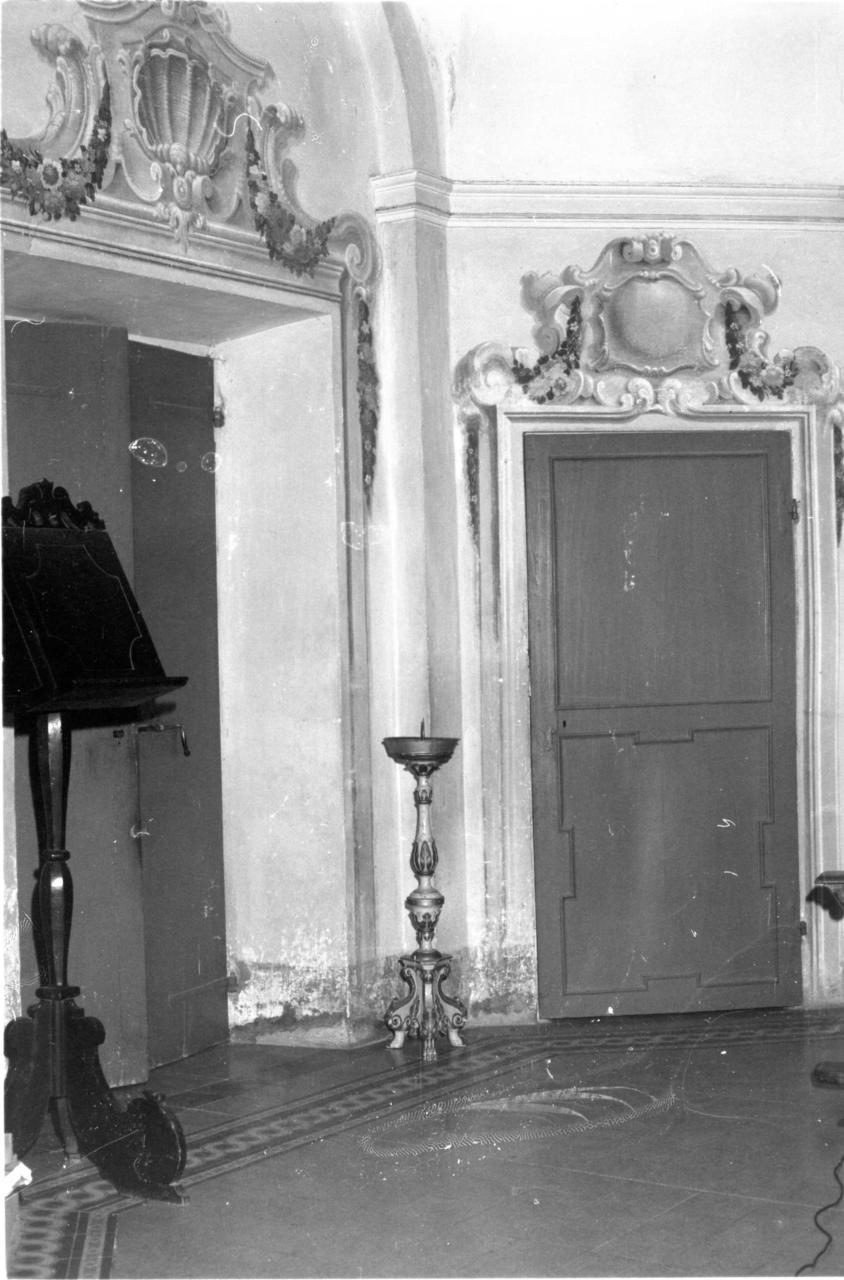 mostra di porta, serie - ambito emiliano (seconda metà sec. XVIII)