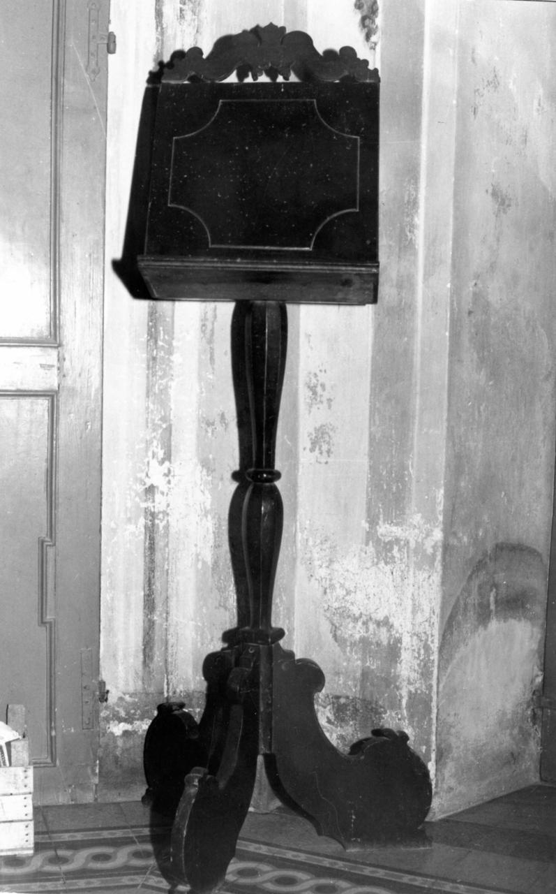 leggio - bottega reggiana (sec. XIX)