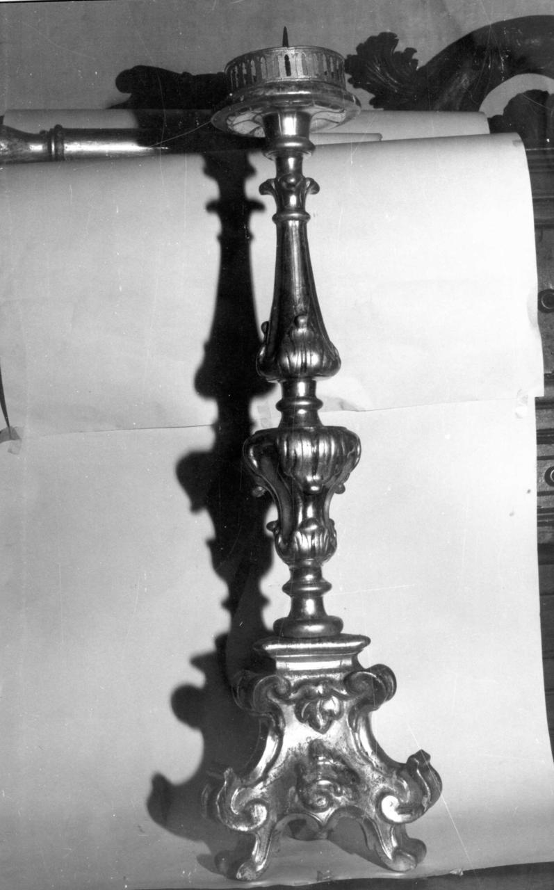 candeliere, serie - bottega emiliana (sec. XVIII)