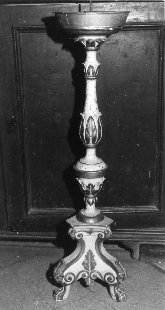 candeliere, serie - bottega emiliana (sec. XIX)