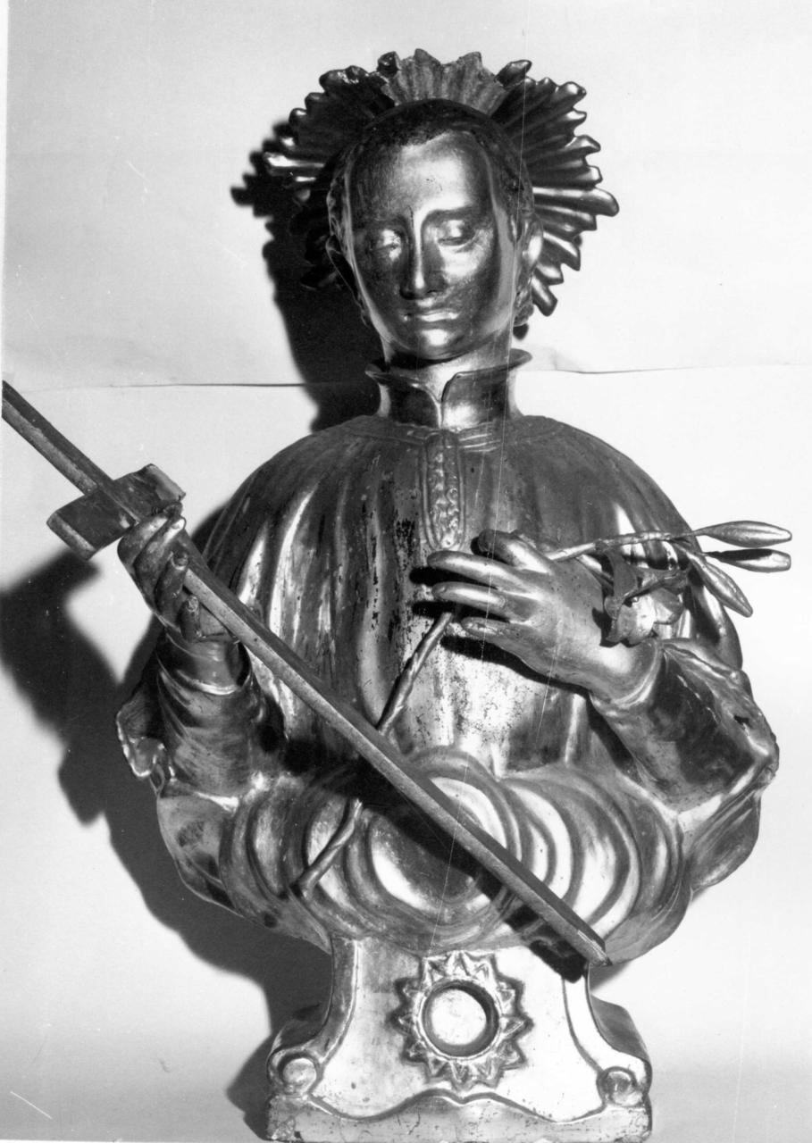 reliquiario - a busto - bottega emiliana (inizio sec. XIX)