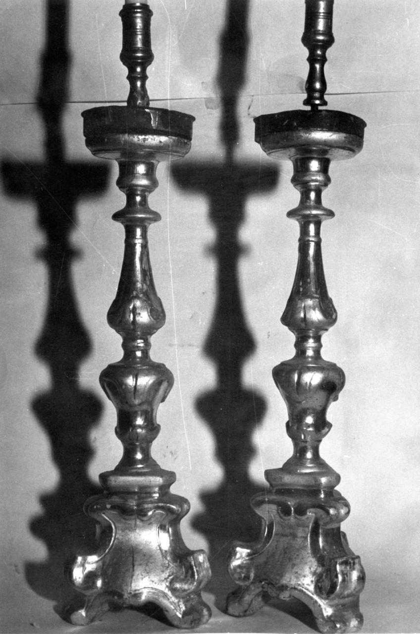 candeliere, serie - bottega emiliana (sec. XVIII)