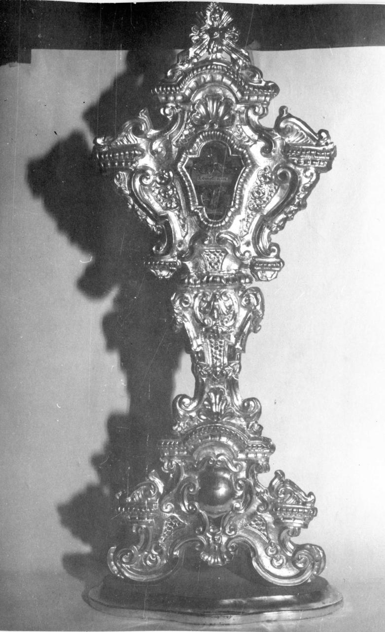 reliquiario - a ostensorio - bottega emiliana (sec. XVIII)