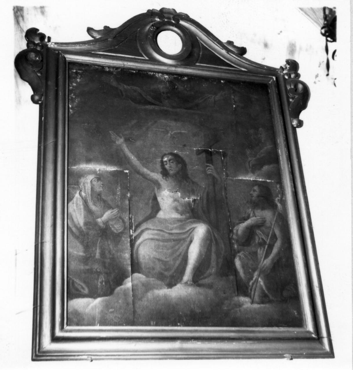 Cristo in gloria e Santi (dipinto) - ambito emiliano (inizio sec. XVII)