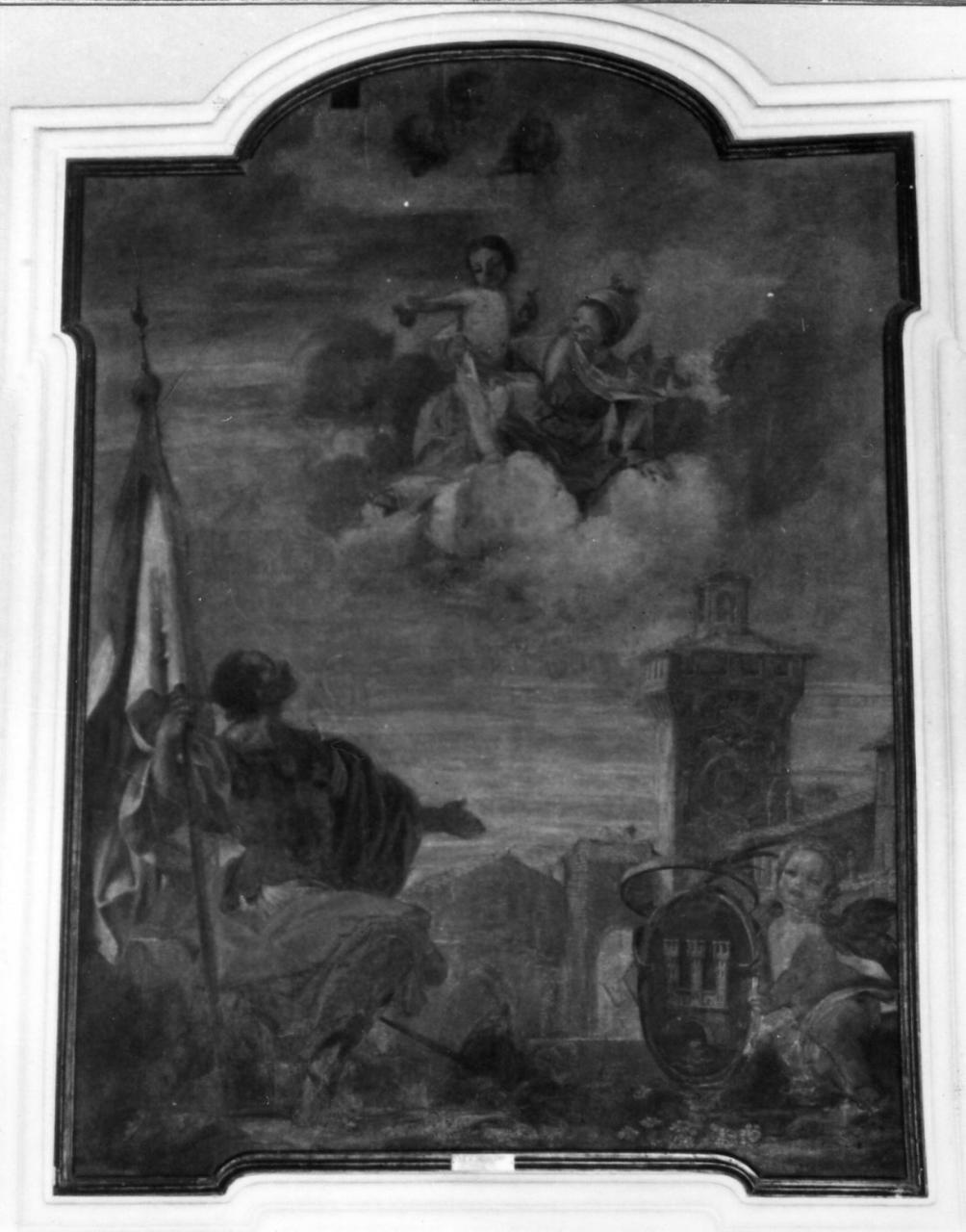 San Zenone che prega la Vergine (dipinto) di Solieri Giuseppe detto Fra' Stefano da Carpi (sec. XVIII)