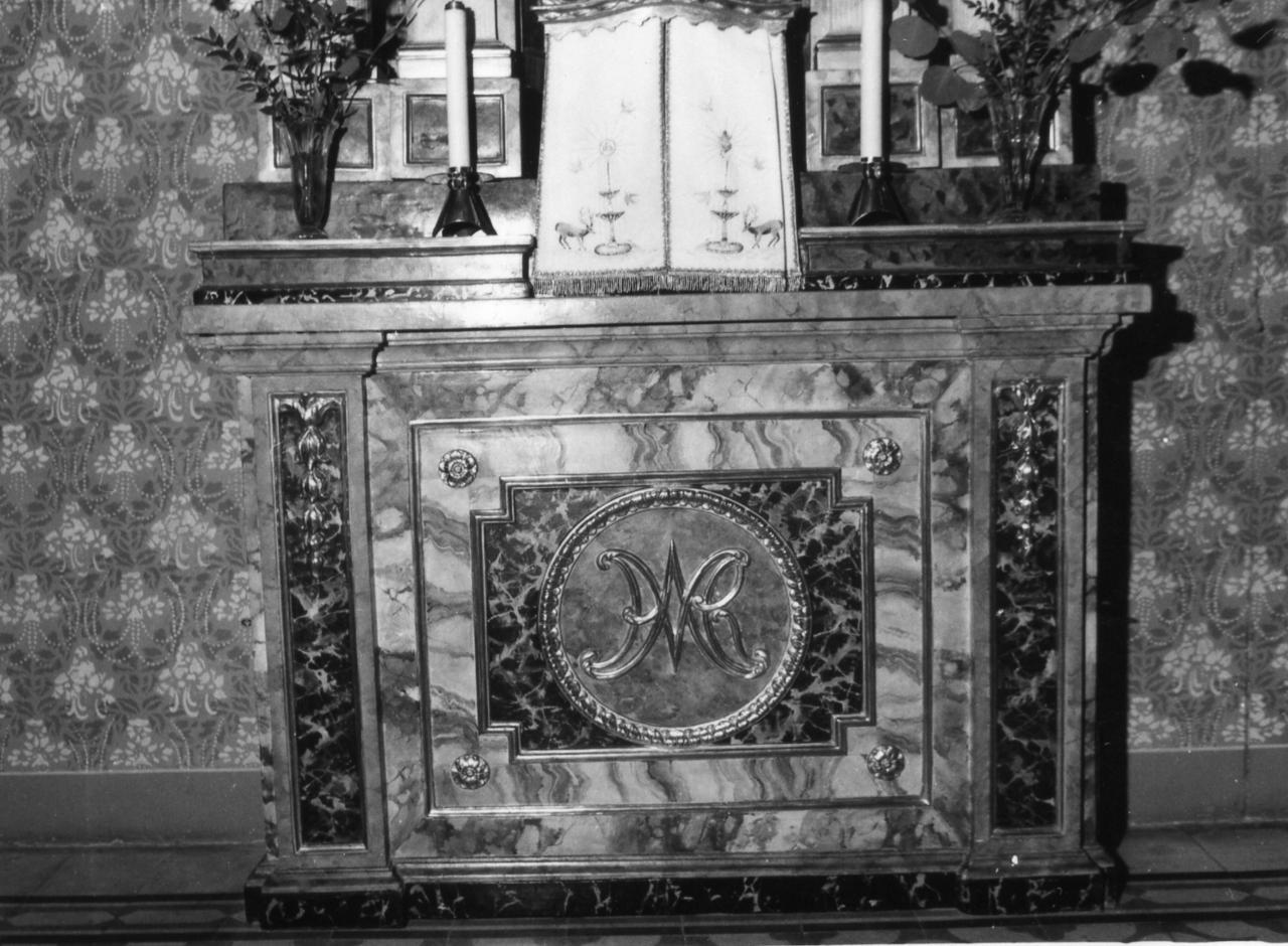 paliotto - bottega bolognese (prima metà sec. XIX)