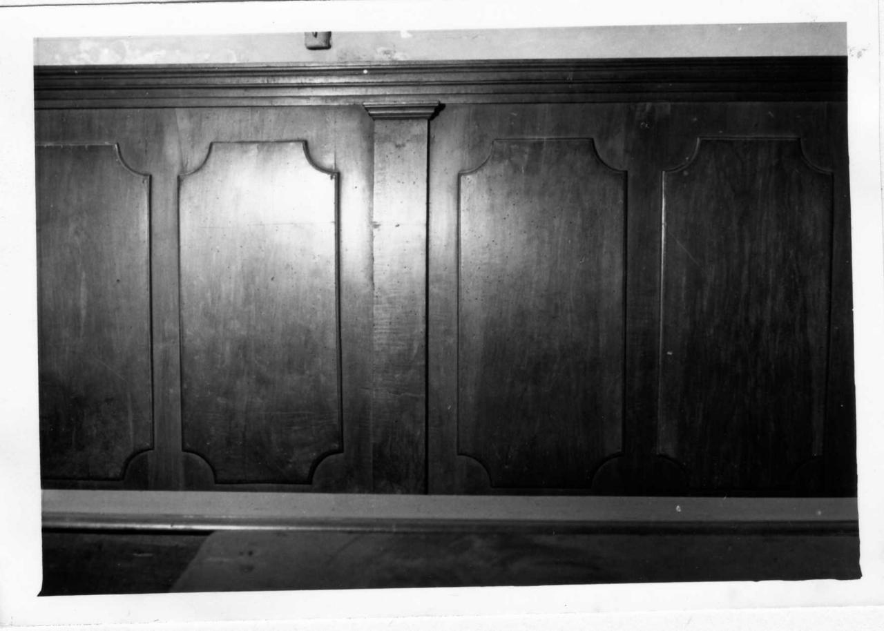 schienale, serie - bottega modenese (prima metà sec. XVIII)