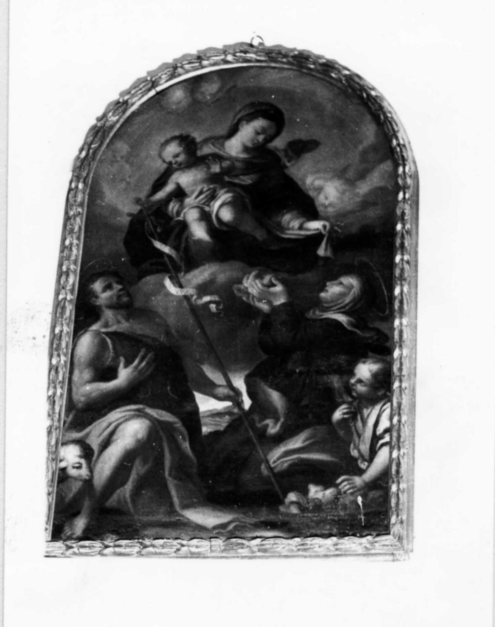 Madonna con Bambino e Santi (dipinto) - ambito emiliano (seconda metà sec. XVII)