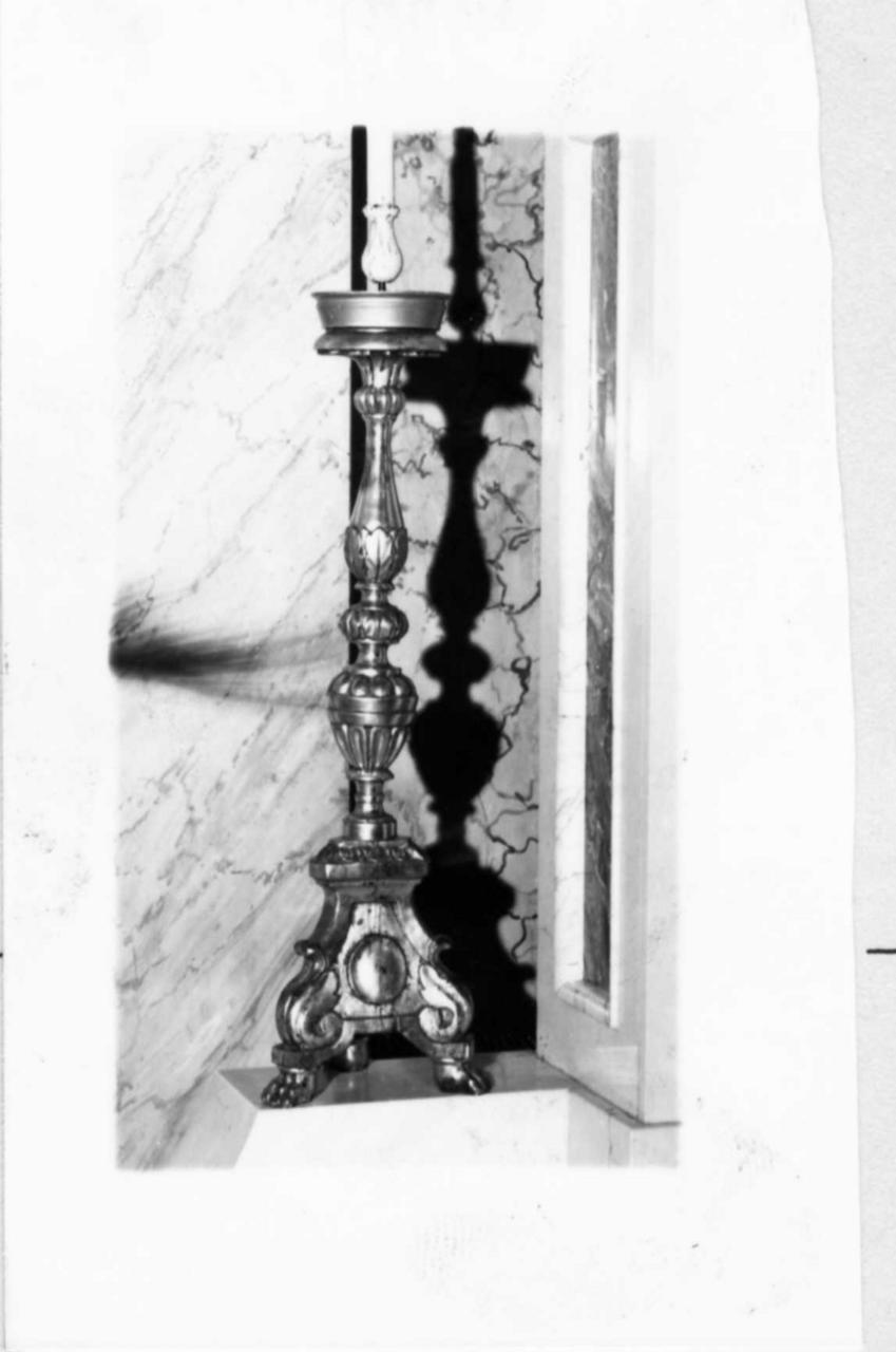 candeliere, serie - bottega modenese (prima metà sec. XIX)