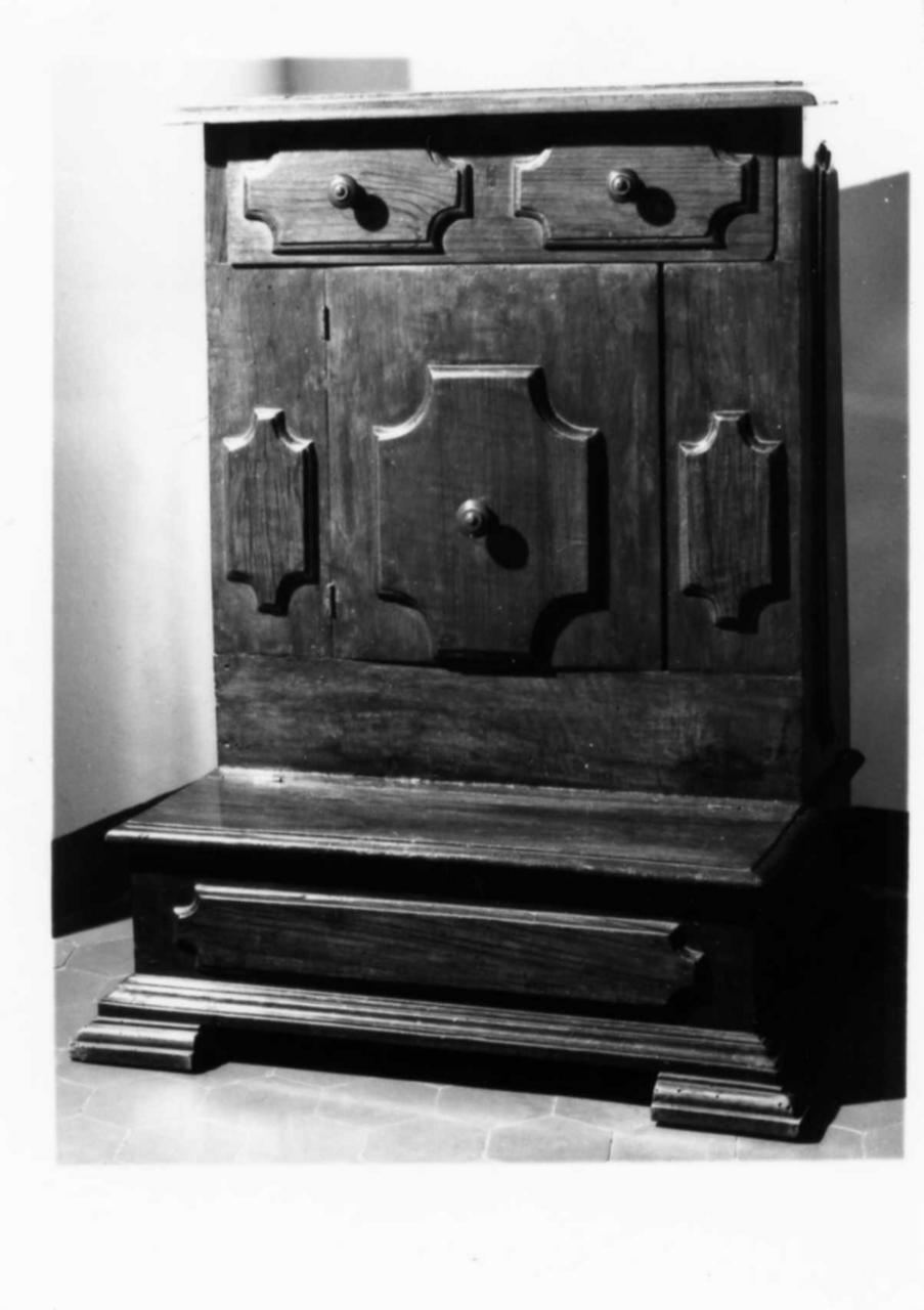 inginocchiatoio - bottega emiliana (seconda metà sec. XVII)