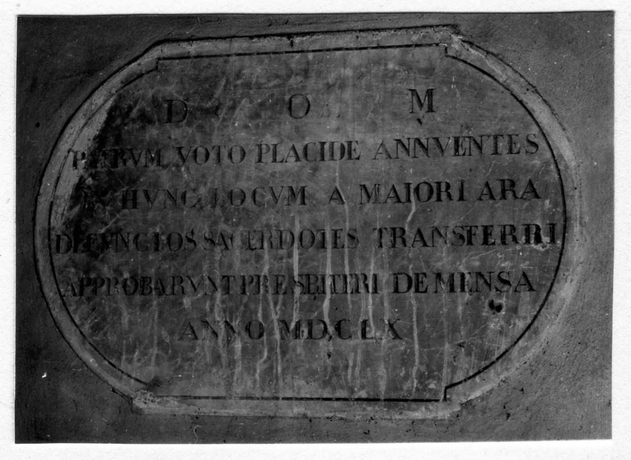 lapide - bottega modenese (sec. XVII)