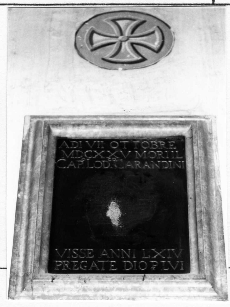 lapide, serie - bottega modenese (sec. XVII)