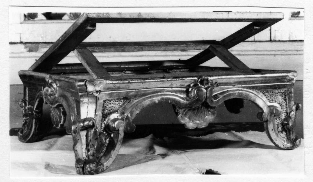 leggio - bottega modenese (seconda metà sec. XVIII)