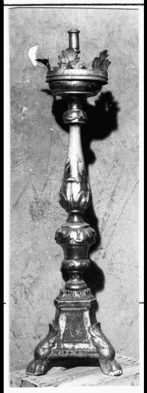 candeliere, serie - bottega modenese (prima metà sec. XIX)