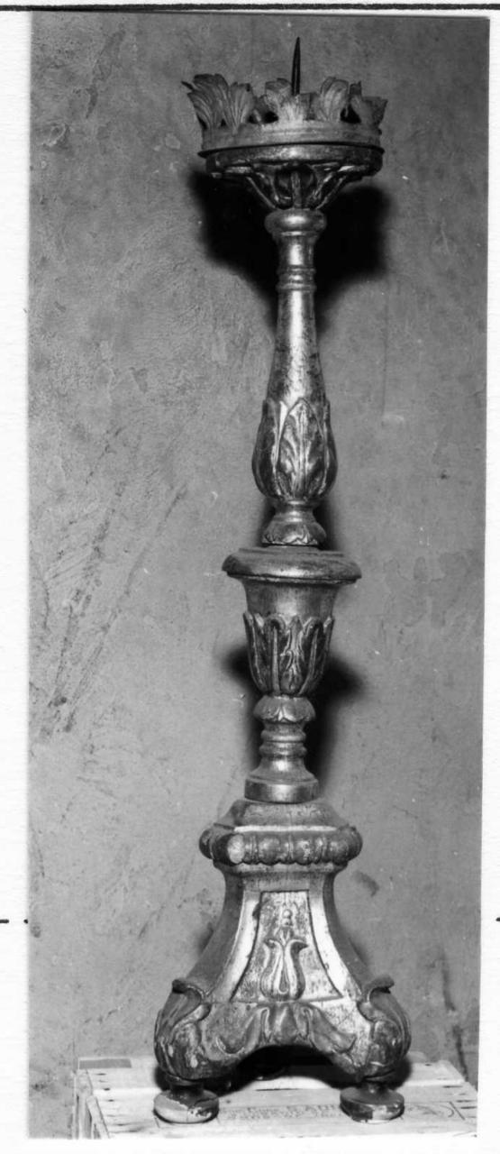 candeliere, serie - bottega modenese (prima metà sec. XIX)