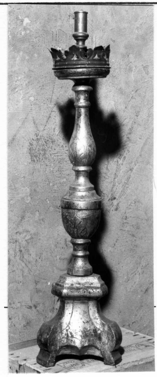 candeliere, serie - bottega modenese (metà sec. XIX)