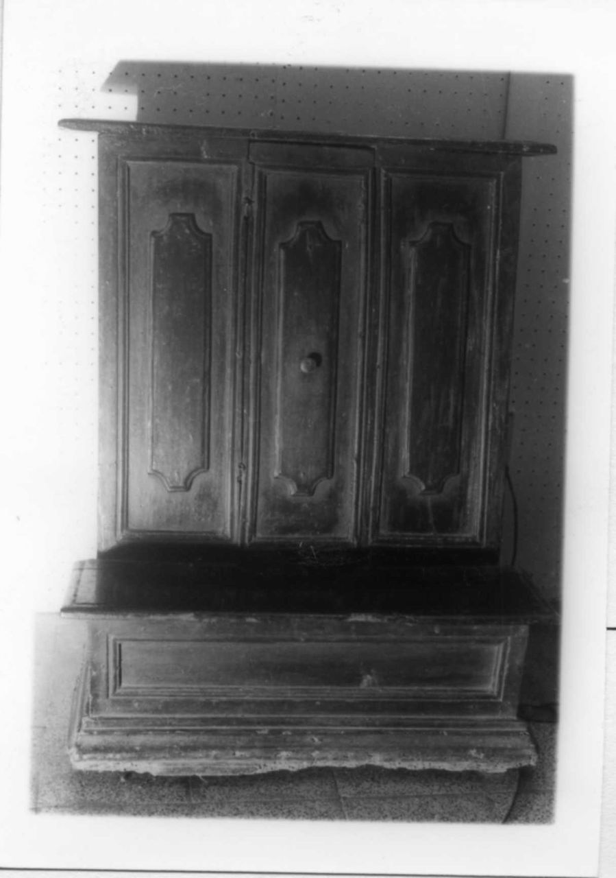 inginocchiatoio - bottega italiana (sec. XVII)