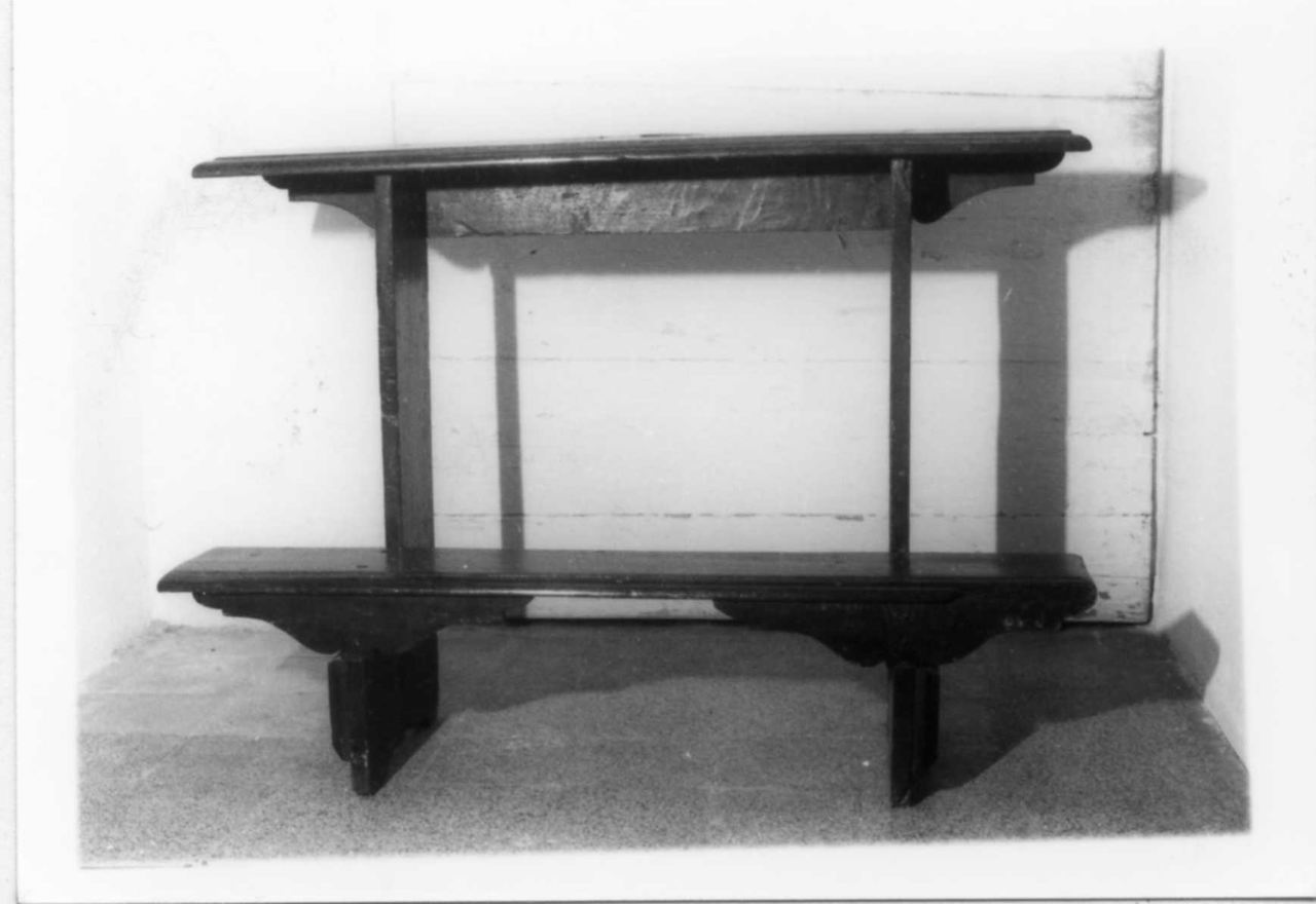 inginocchiatoio - bottega emiliana (ultimo quarto sec. XVII)