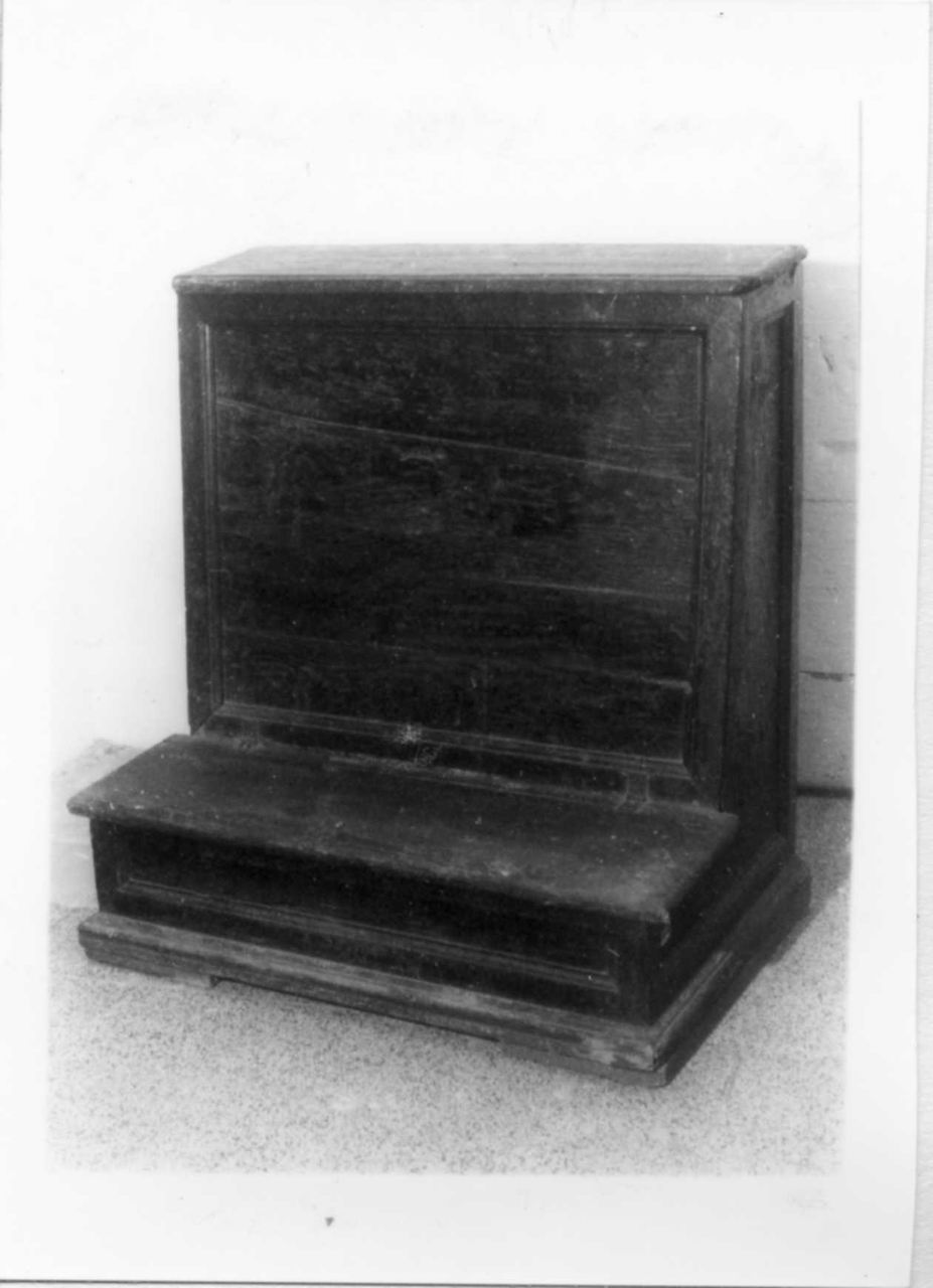 inginocchiatoio - bottega modenese (sec. XVII)