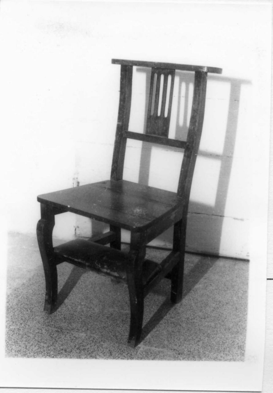 sedia-inginocchiatoio - bottega italiana (ultimo quarto sec. XIX)
