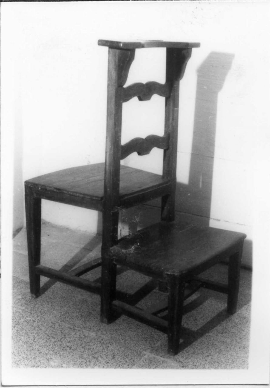 sedia-inginocchiatoio - bottega italiana (sec. XIX)
