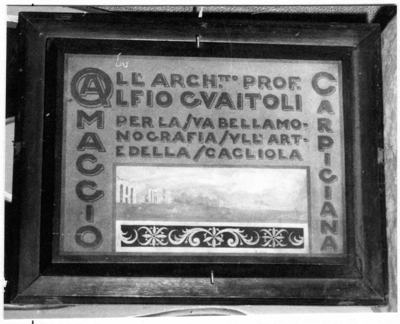 targa di Cardelli Giuseppe (sec. XX)