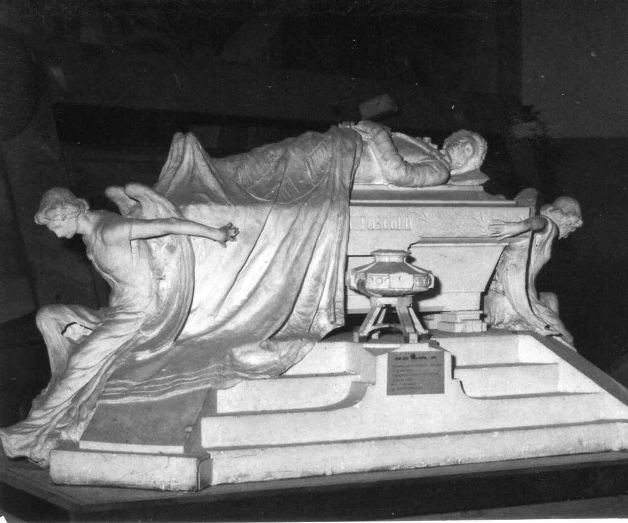 modello del monumento ad Ugo Foscolo (scultura) di Barbieri Anacleto (inizio sec. XX)