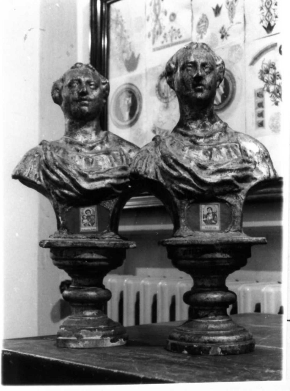 reliquiario - a busto, serie - bottega emiliana (seconda metà sec. XVII)