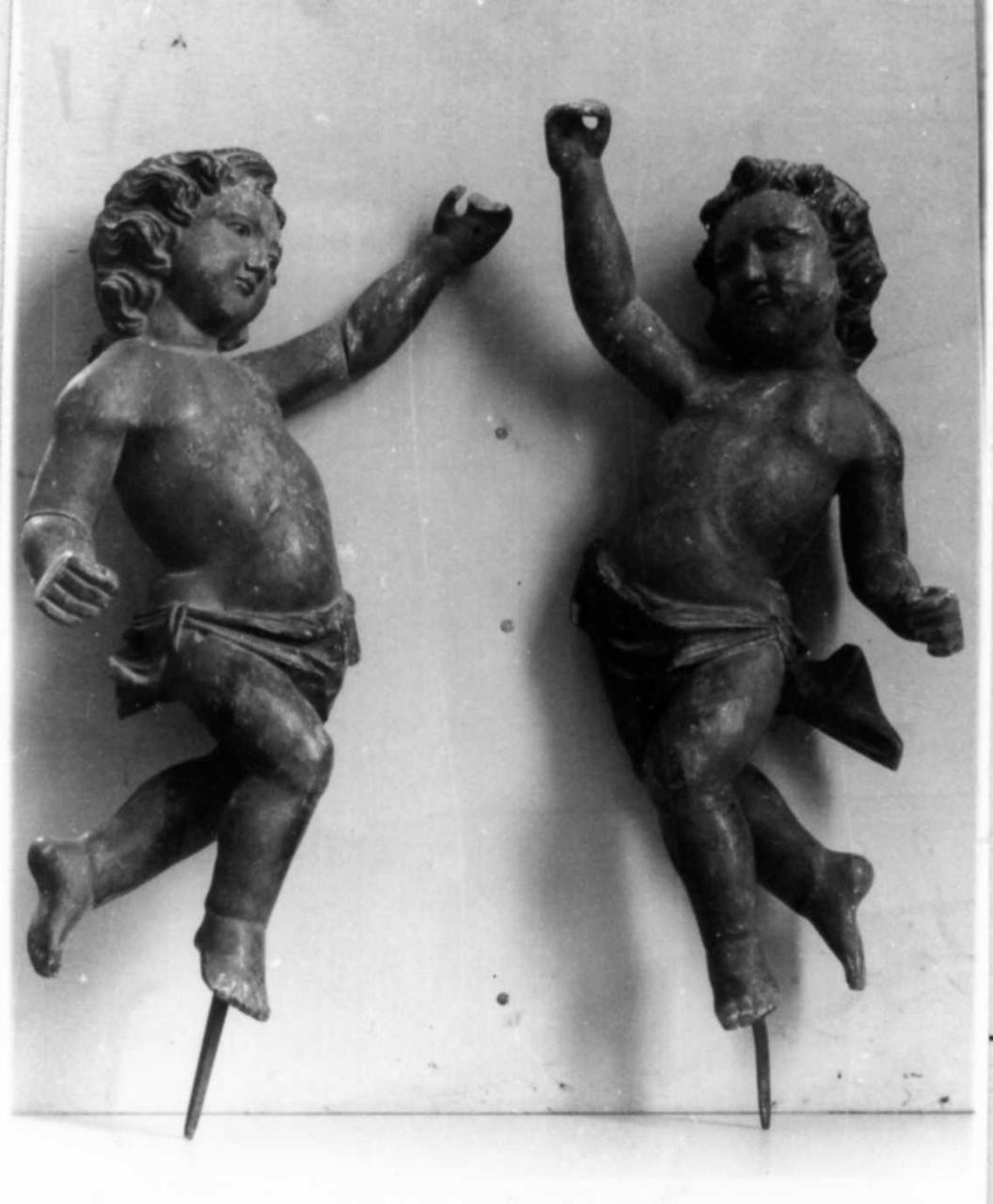 candelabro, serie - bottega emiliana (inizio sec. XVIII)