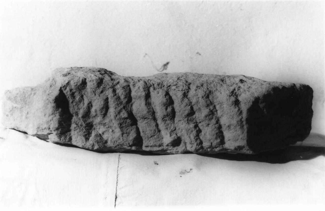 architrave, frammento - bottega emiliana (fine/inizio secc. XI/ XII)