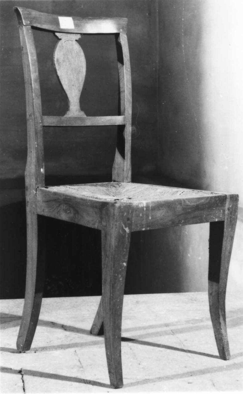 sedia, serie - bottega emiliana (terzo quarto sec. XIX)