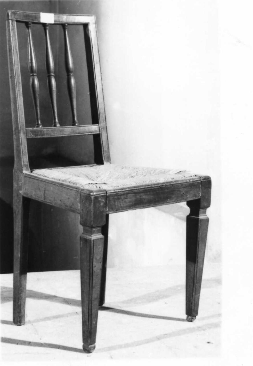 sedia - bottega emiliana (fine sec. XIX)