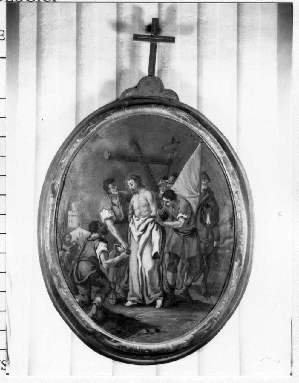 stazione X: Gesù spogliato e abbeverato di fiele (Via Crucis, elemento d'insieme) - ambito emiliano (fine/inizio secc. XVIII/ XIX)