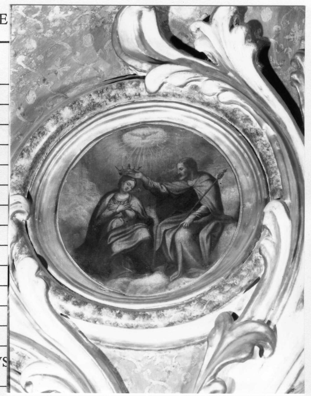 incoronazione di Maria Vergine (dipinto, elemento d'insieme) - ambito emiliano (inizio sec. XVII)