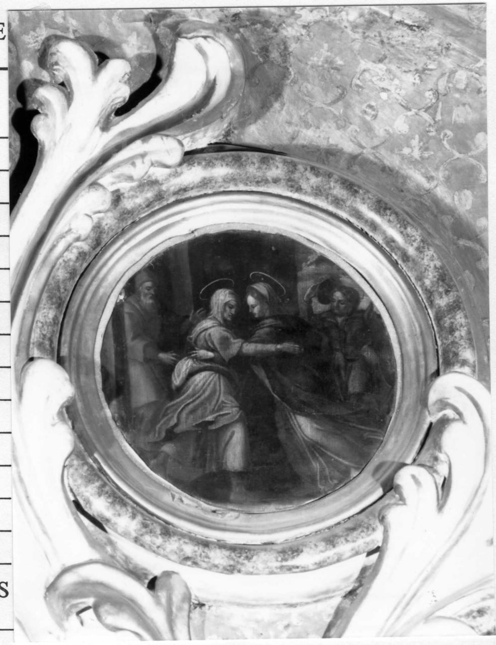 visitazione (dipinto, elemento d'insieme) - ambito emiliano (inizio sec. XVII)