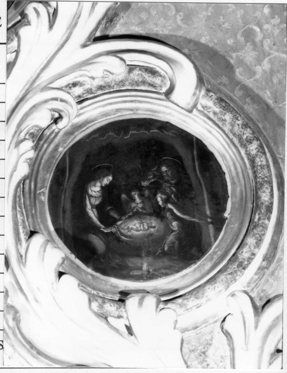 natività di Gesù (dipinto, elemento d'insieme) - ambito emiliano (inizio sec. XVII)