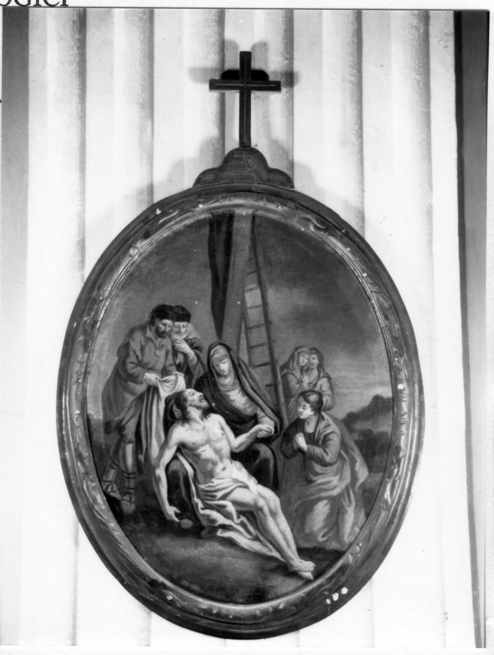 stazione XIII: Gesù deposto dalla croce (Via Crucis, elemento d'insieme) - ambito emiliano (fine/inizio secc. XVIII/ XIX)