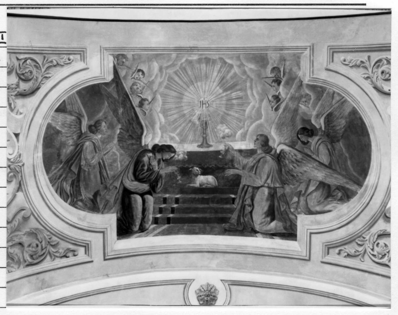 trionfo dell'Eucaristia (dipinto) di Baroni Giuseppe (sec. XX)