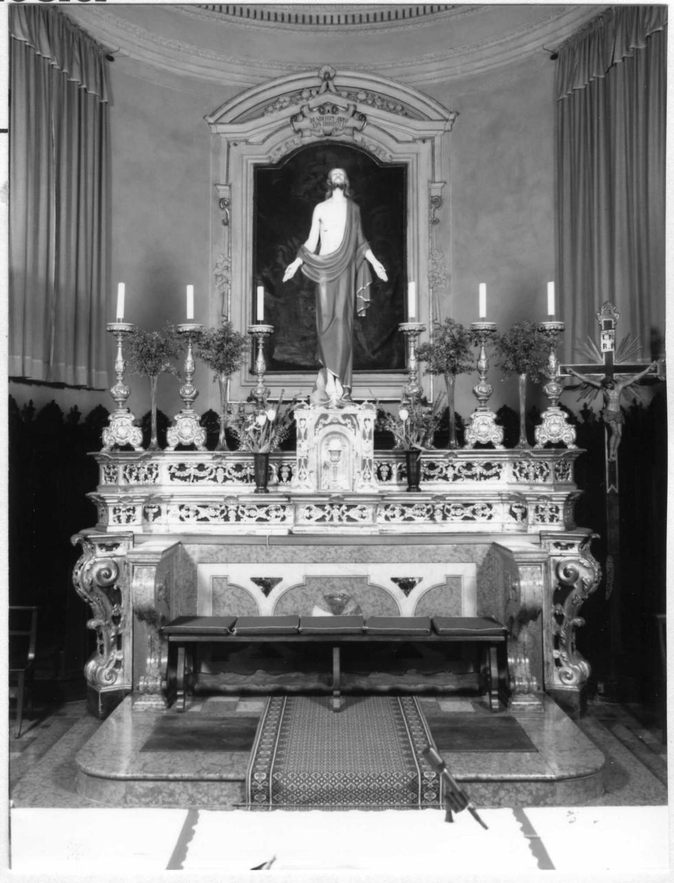 altare maggiore - bottega reggiana (primo quarto sec. XVIII)