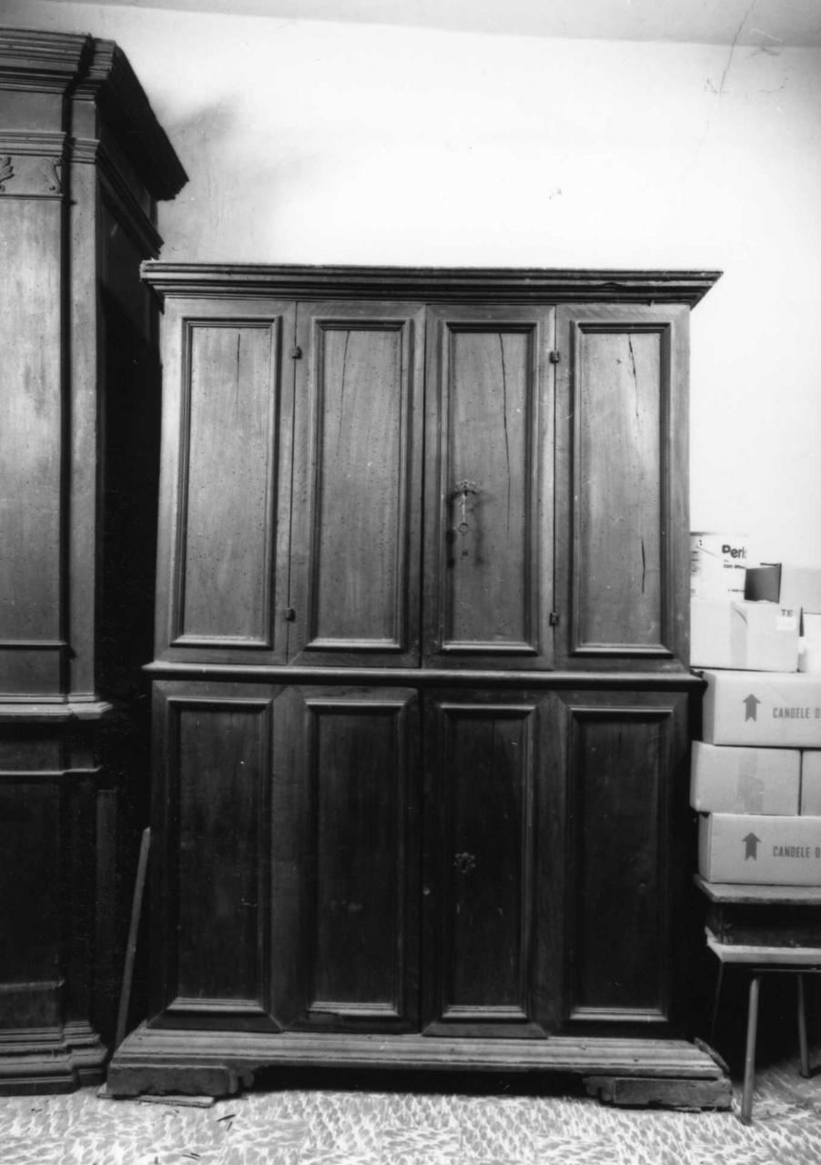 mobile da sacrestia - bottega emiliana (seconda metà sec. XVIII)